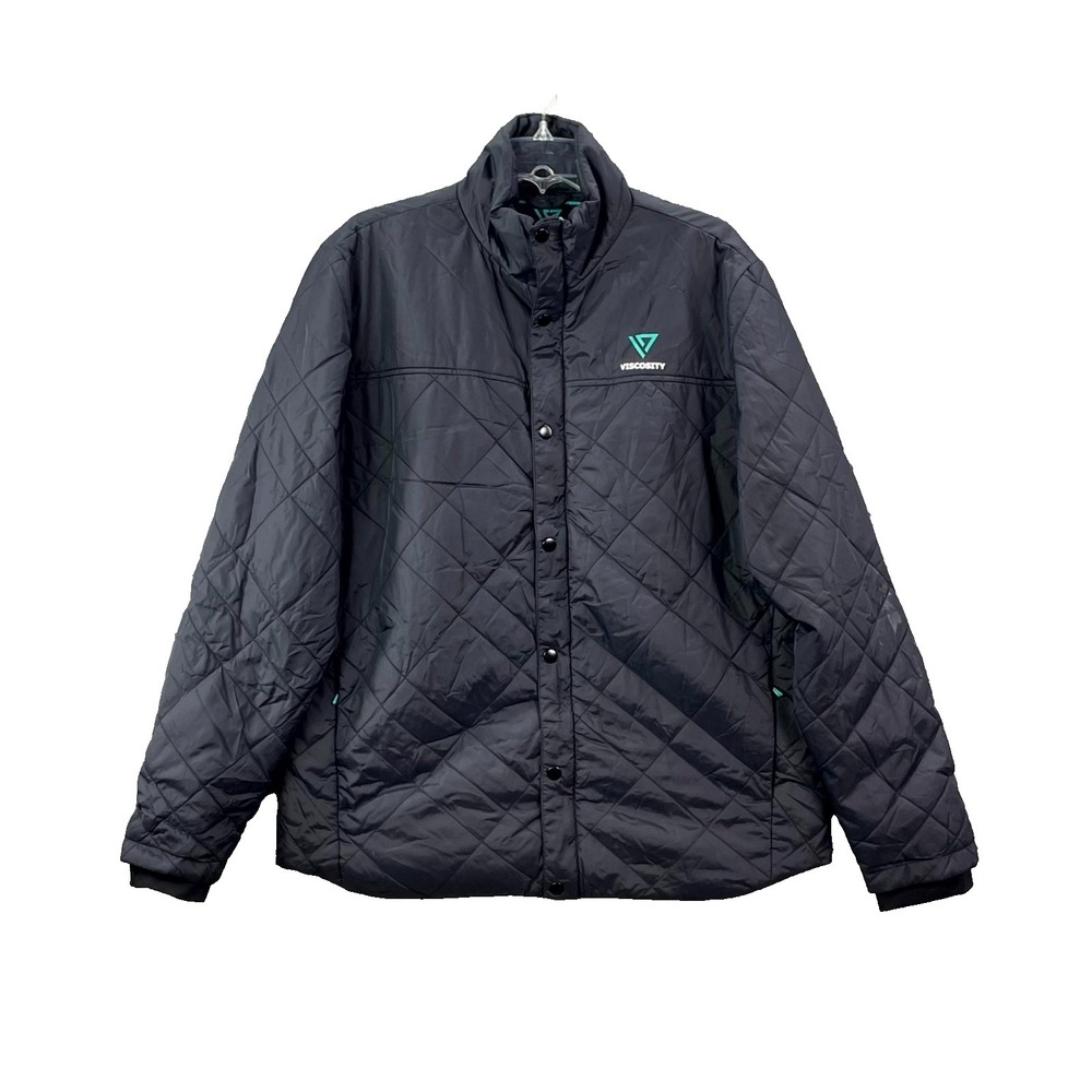 Viscosity Quilted Puffer Jacket Mens XL Insulated Snap Front Outdoor Camp Hiking